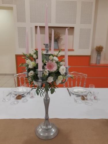 Décoration de mariage sur table