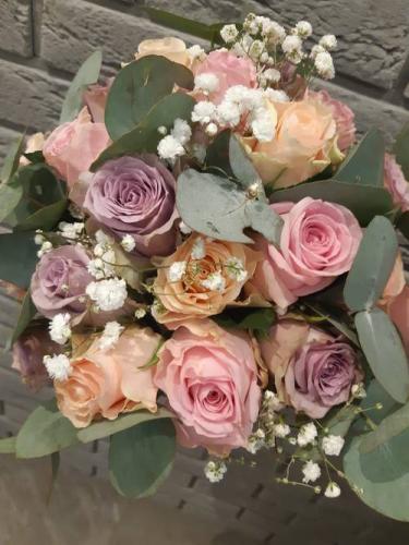 Bouquet de rose pastel